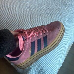 Adidas pink and Navy Casual Sneakers